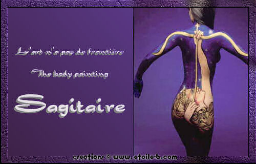 Sagitaire - Bodypainting