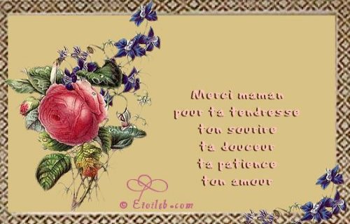 Bonne fete maman